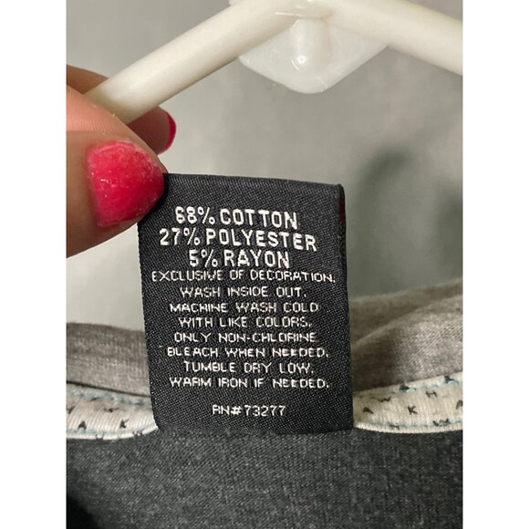 Tony Hawk Boys XL Striped Hoodie Gray White Rayon Casual Pullover Top Cotton Ble - Picture 4 of 6